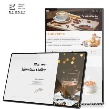Wall-mounted touch screen 42 inch